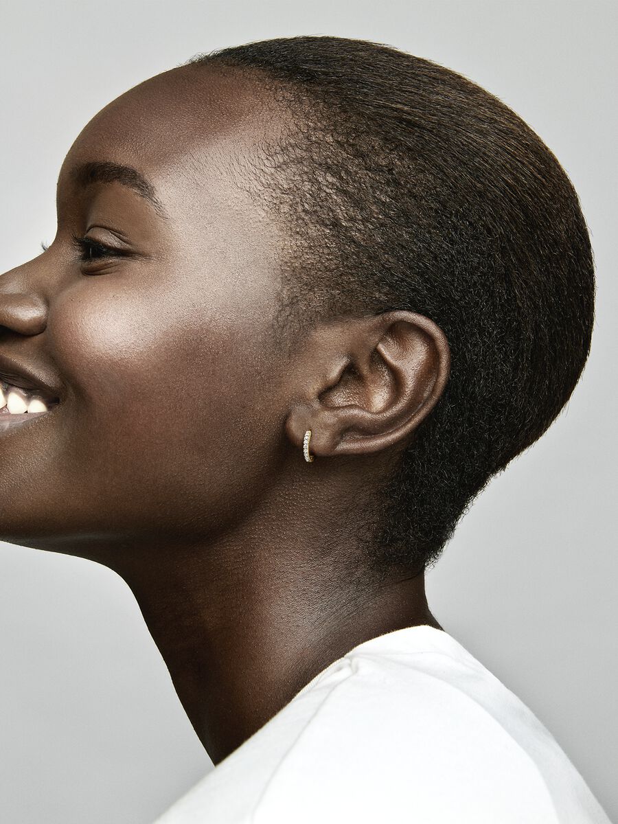 Argolas Huggle Revestimento de ouro 14k