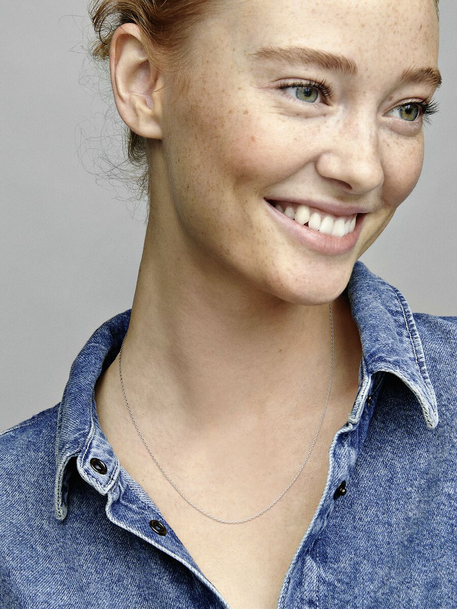 Colar de Corrente Clássico Prata