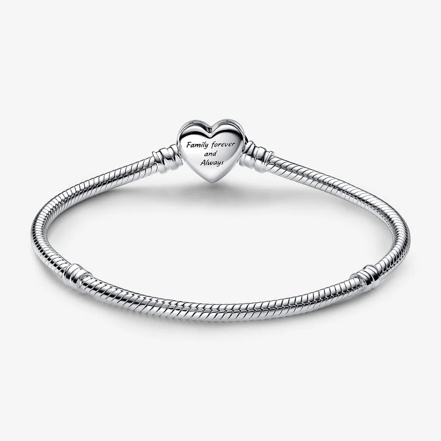 Pulseira Malha Snake Sparkling Infinity Heart
