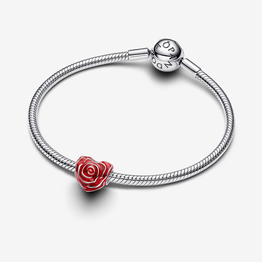 Conta Coração Rosa