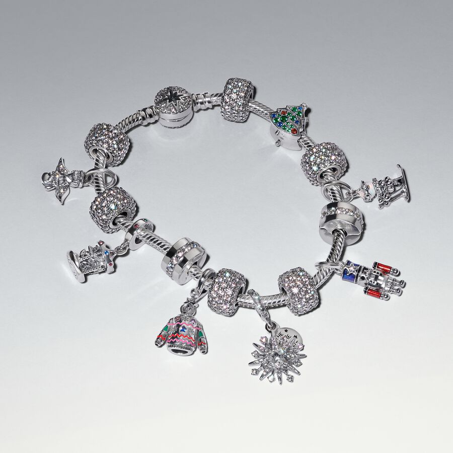 Pulseira Malha Snake Fecho Estrela do Norte