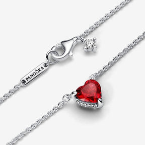 Colar Sparkling Heart Halo