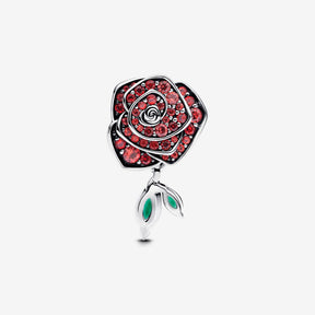 Conta Rosa brilhante em flor