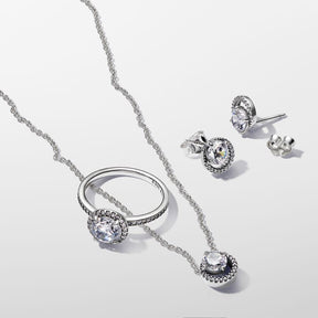 Colar com Pendente Sparkling Halo