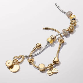 Pulseira Malha Snake Fecho Barril